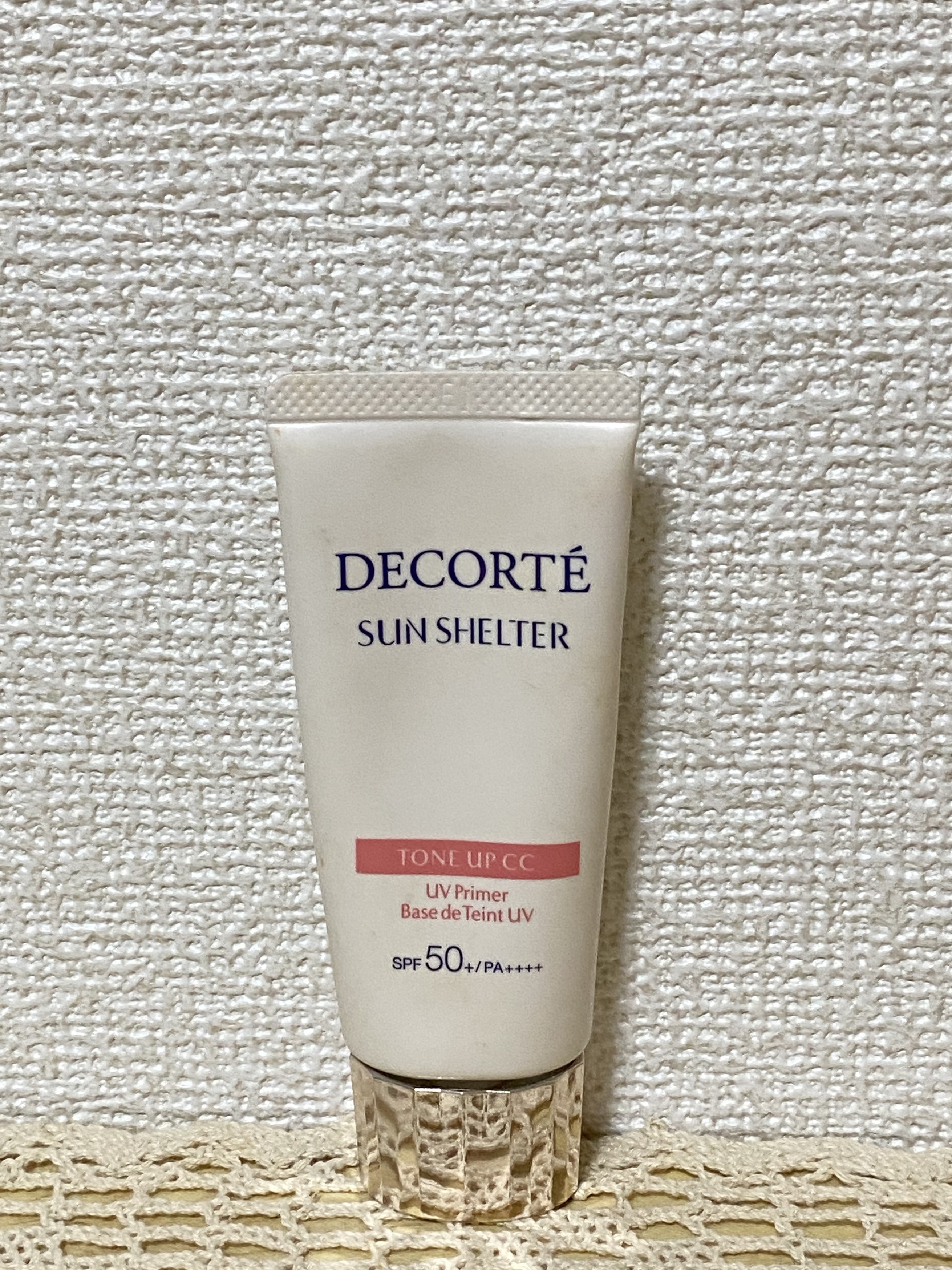 サンシェルター トーンアップCC 01/DECORTÉ/CCクリームを使ったクチコミ（1枚目）