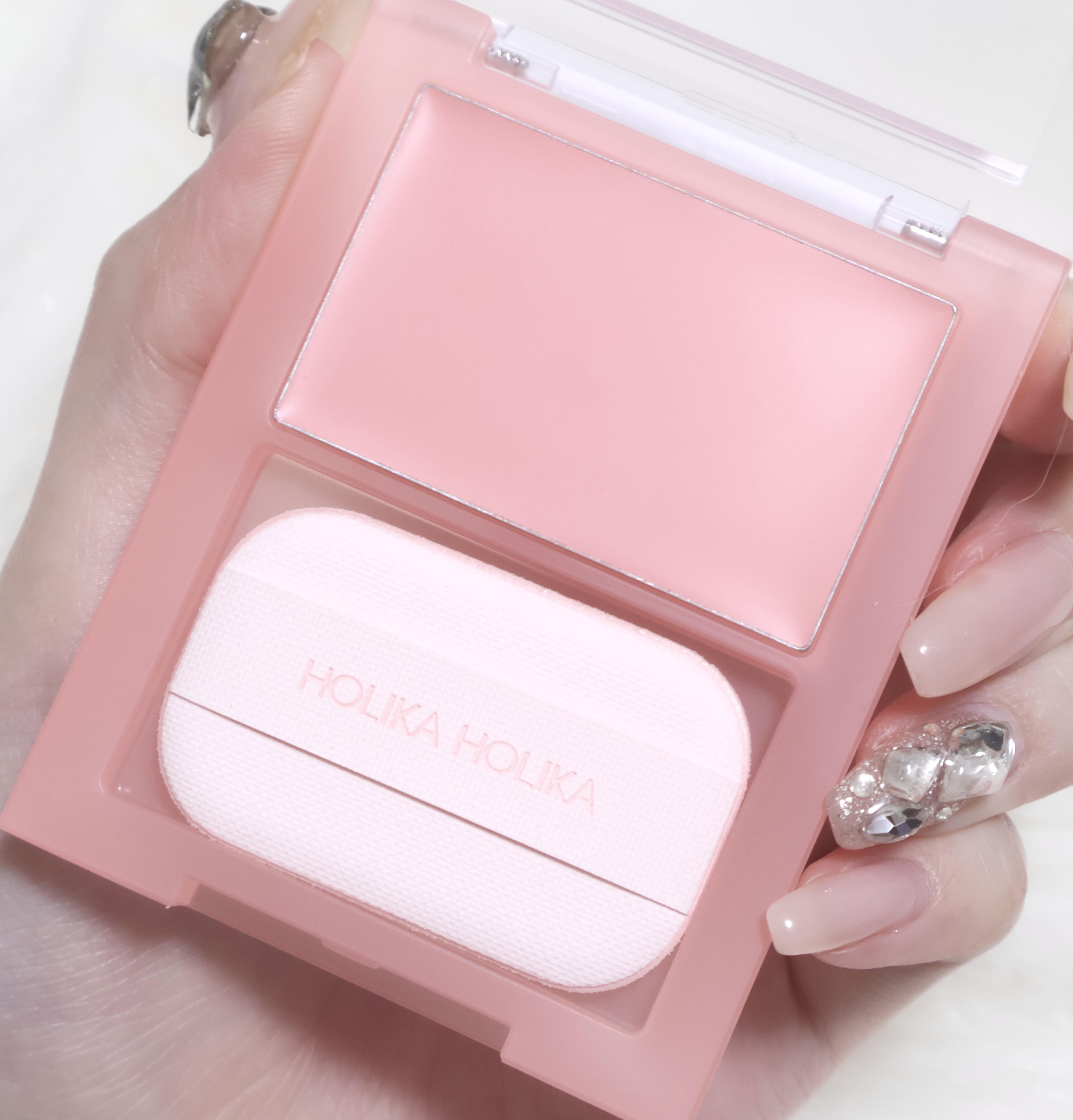 ティンテッドミルククリームブラッシュ  02 ピーチオブピーチ(Peach of Peach)/HOLIKA HOLIKA/ジェル・クリームチークを使ったクチコミ（1枚目）