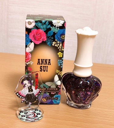 ANNA SUI ネイルカラートッパーのクチコミ「購入記録✍🏻

インスタで見て一目惚れ！
ANNA SUIに走って買いに行きました笑
紫大好き.....」（1枚目）