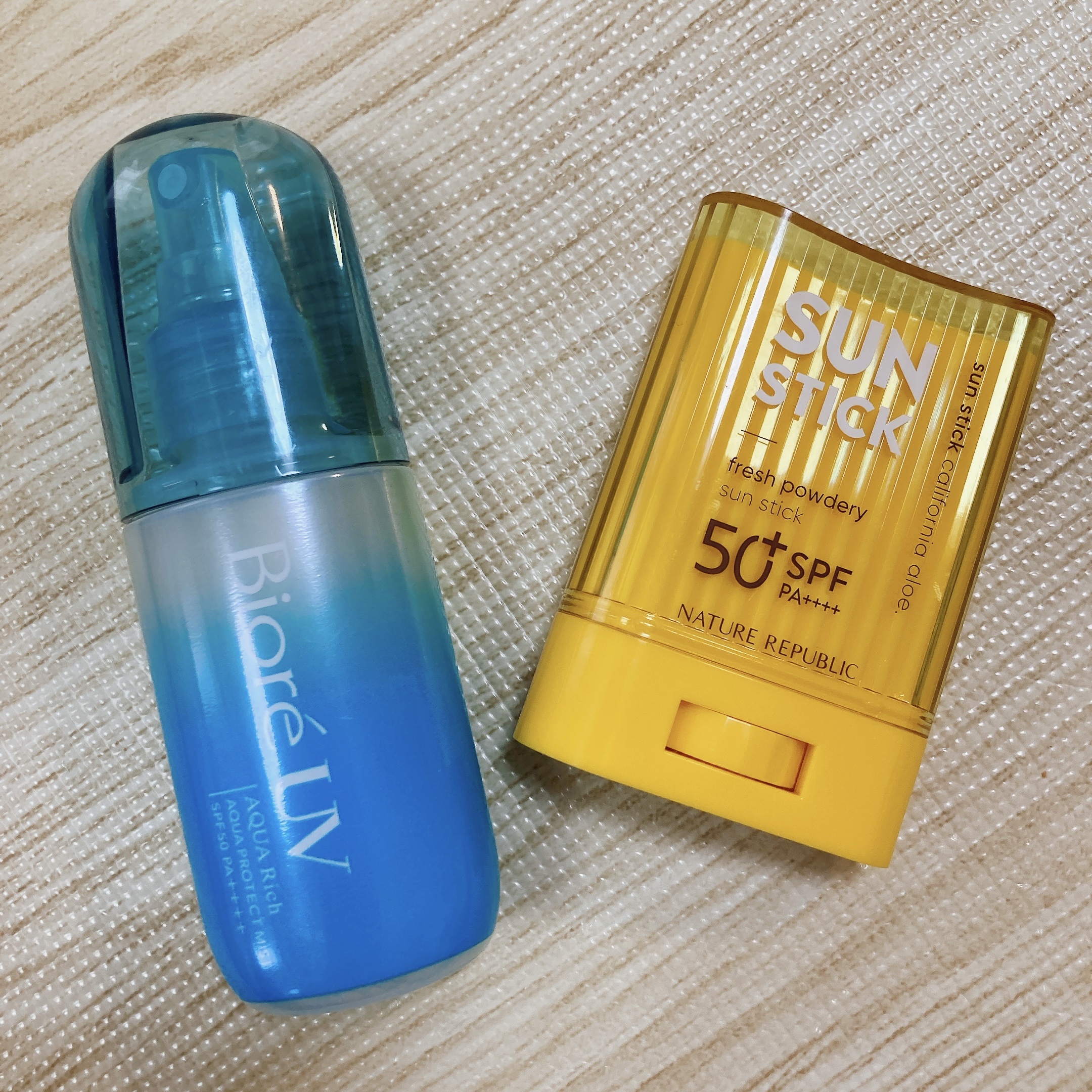 サラサラSUNデュオ サンスティック /ネイチャーリパブリック/日焼け止めスティックを使ったクチコミ（1枚目）