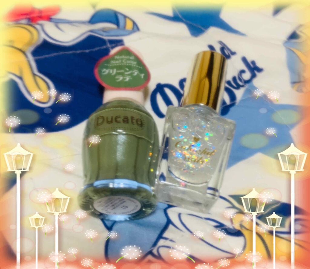 ナチュラルネイルカラーN 093 グリーンティラテ/デュカート/マニキュアを使ったクチコミ（1枚目）