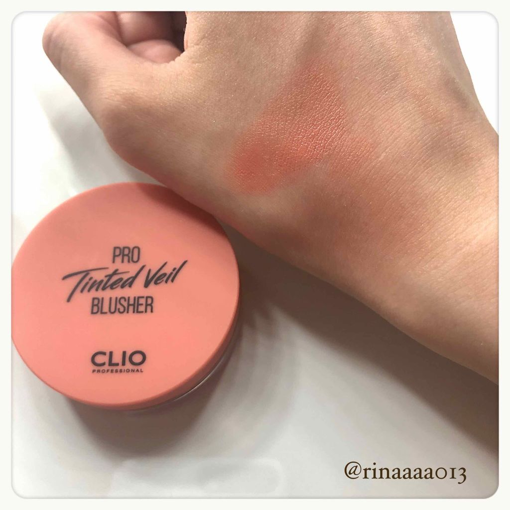 TINTED VEIL BLUSHER/CLIO/ジェル・クリームチークを使ったクチコミ（2枚目）