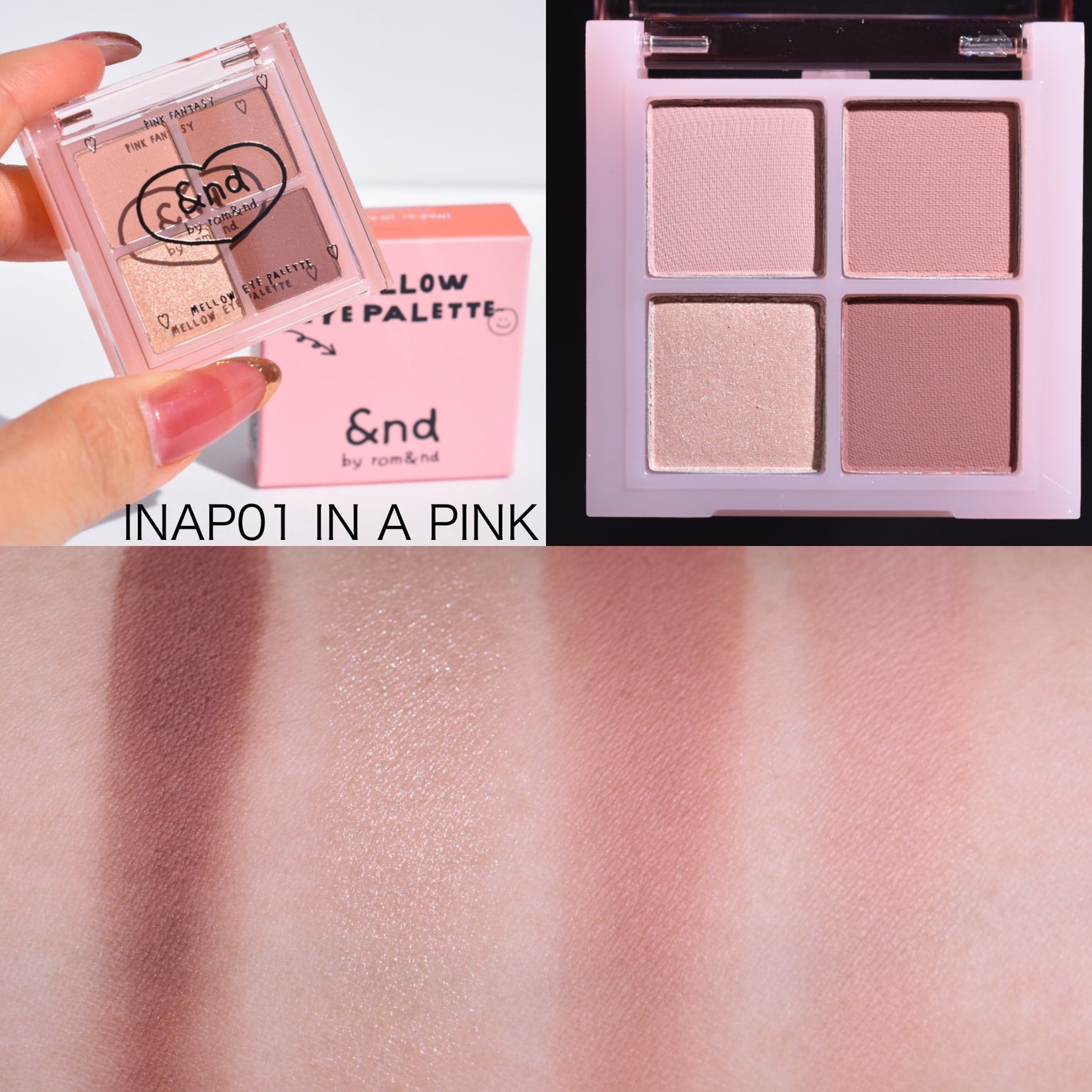 アンドバイロムアンド メロウアイパレット/&nd by rom&nd/アイシャドウパレットを使ったクチコミ(3枚目)