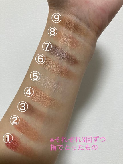 UR GLAM BLOOMING EYE COLOR PALETTE/U R GLAM/アイシャドウパレットを使ったクチコミ(3枚目)
