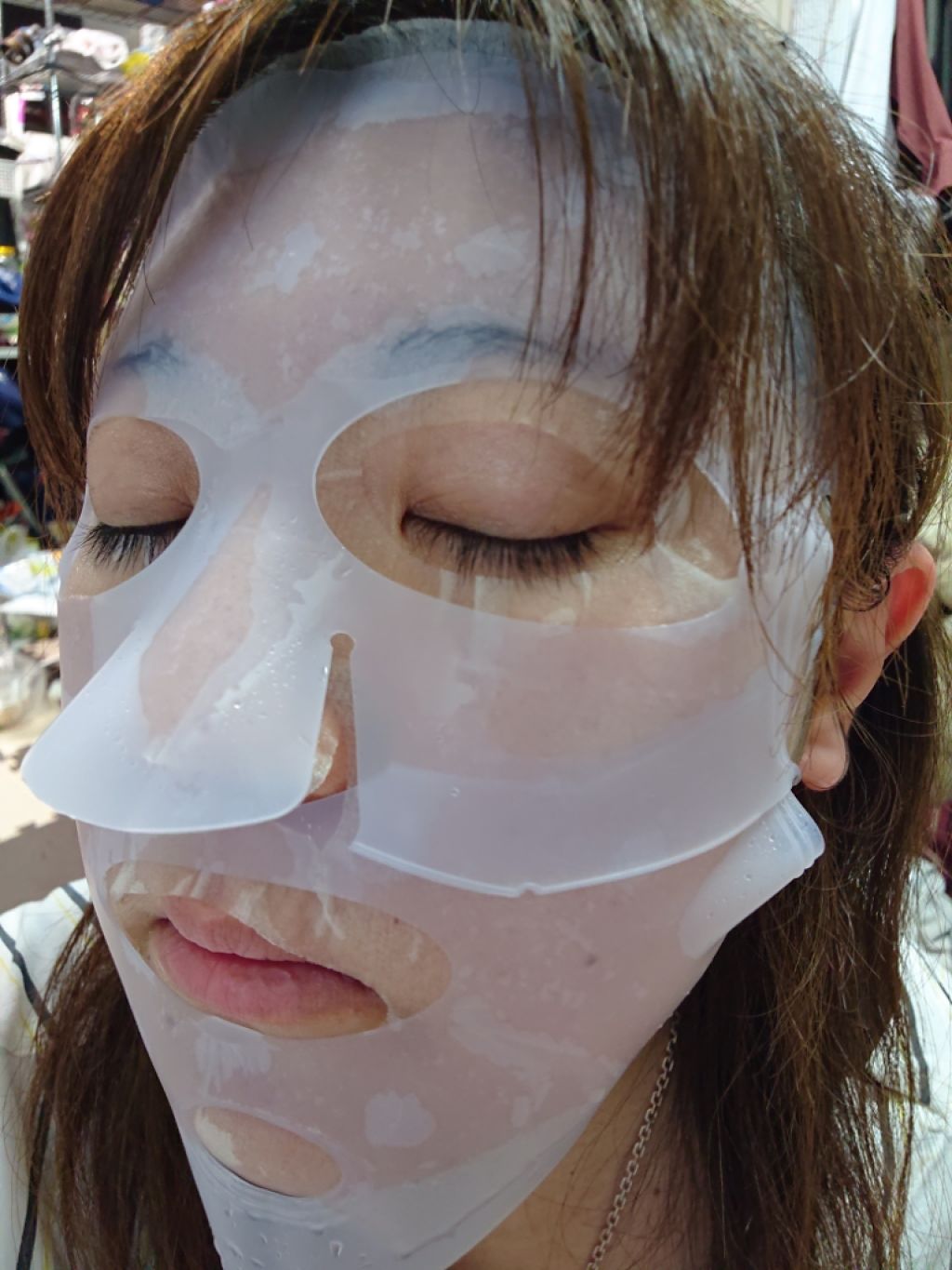 フェイスマスク/DAISO/シートマスク・パックを使ったクチコミ（3枚目）
