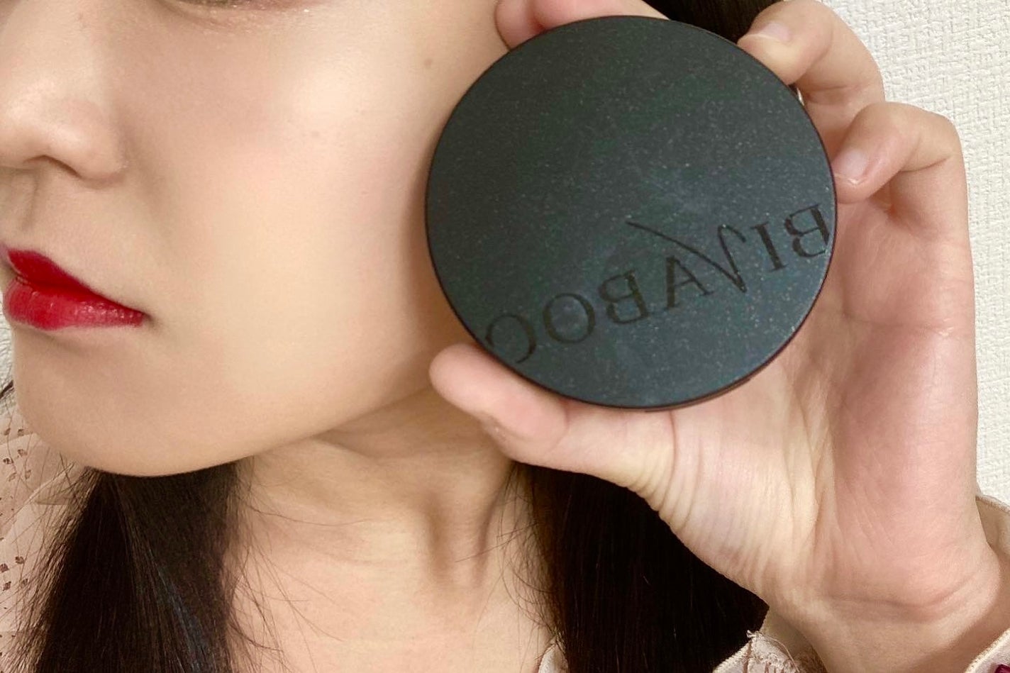 ベルベットジュエルクッション/BIVABOO/クッションファンデーションを使ったクチコミ(2枚目)