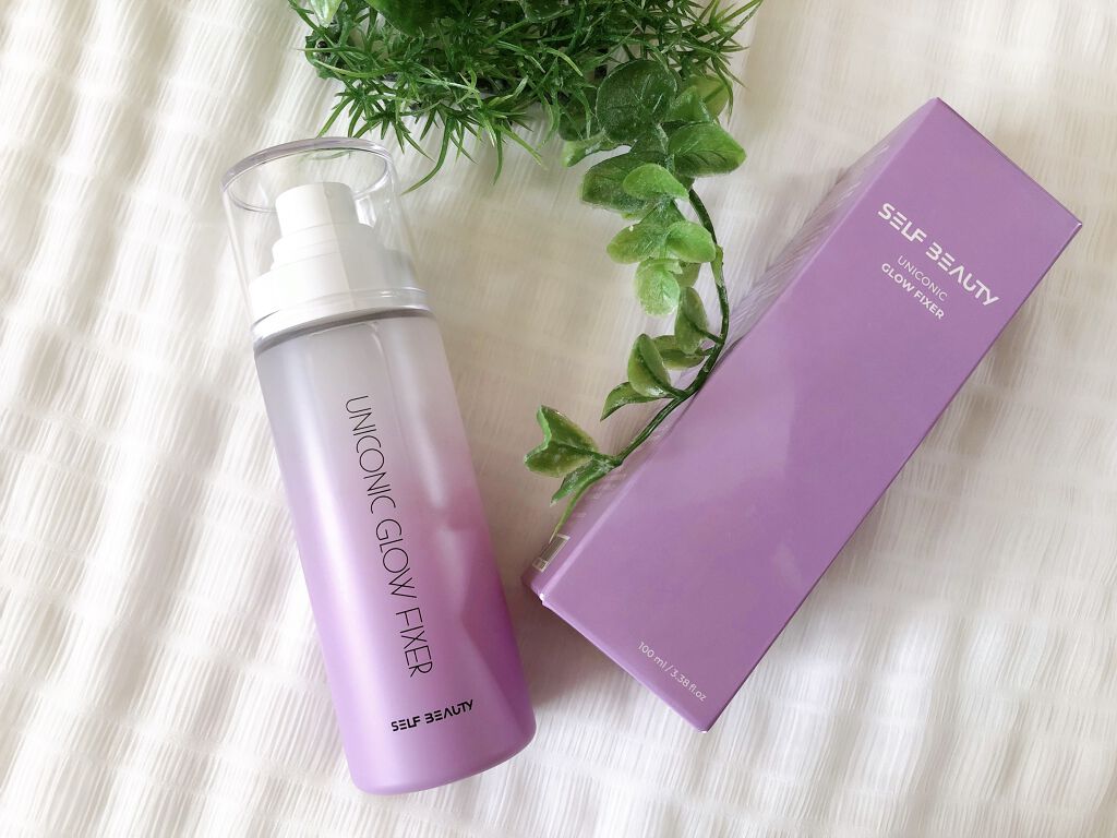 ユニコーン メイクアップグローフィックスミスト/SELF BEAUTY/フィックスミストを使ったクチコミ（3枚目）