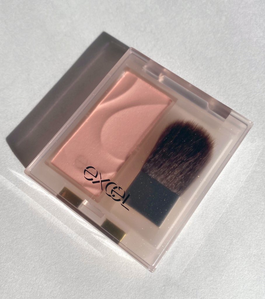 シームレストーン ブラッシュ SB05 ワルツ(限定)/excel/パウダーチークを使ったクチコミ（1枚目）