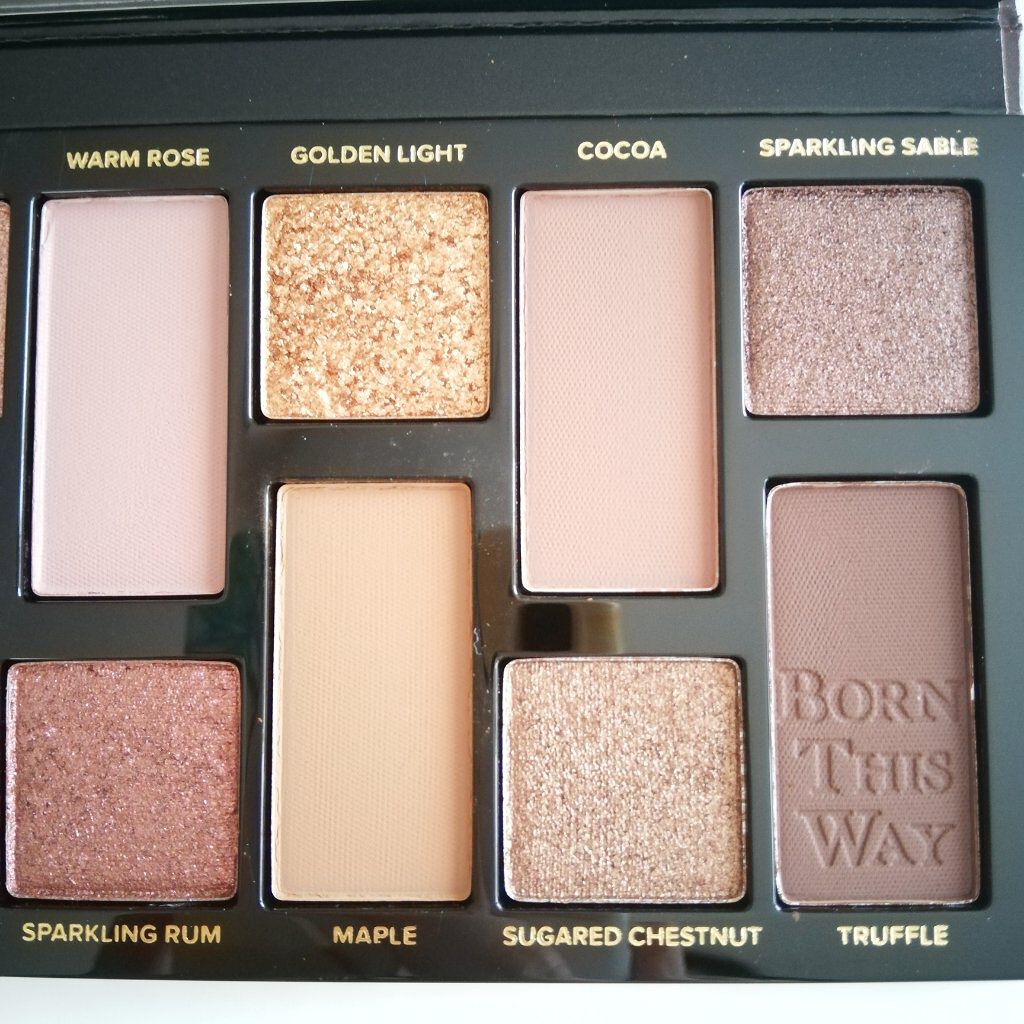 ボーン ディス ウェイ ザ ナチュラル ヌード アイシャドウ パレット/Too Faced/アイシャドウパレットを使ったクチコミ（3枚目）