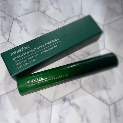 グリーンティーシード モイスト アイ&フェイスボール/innisfree/美容液を使ったクチコミ(1枚目)