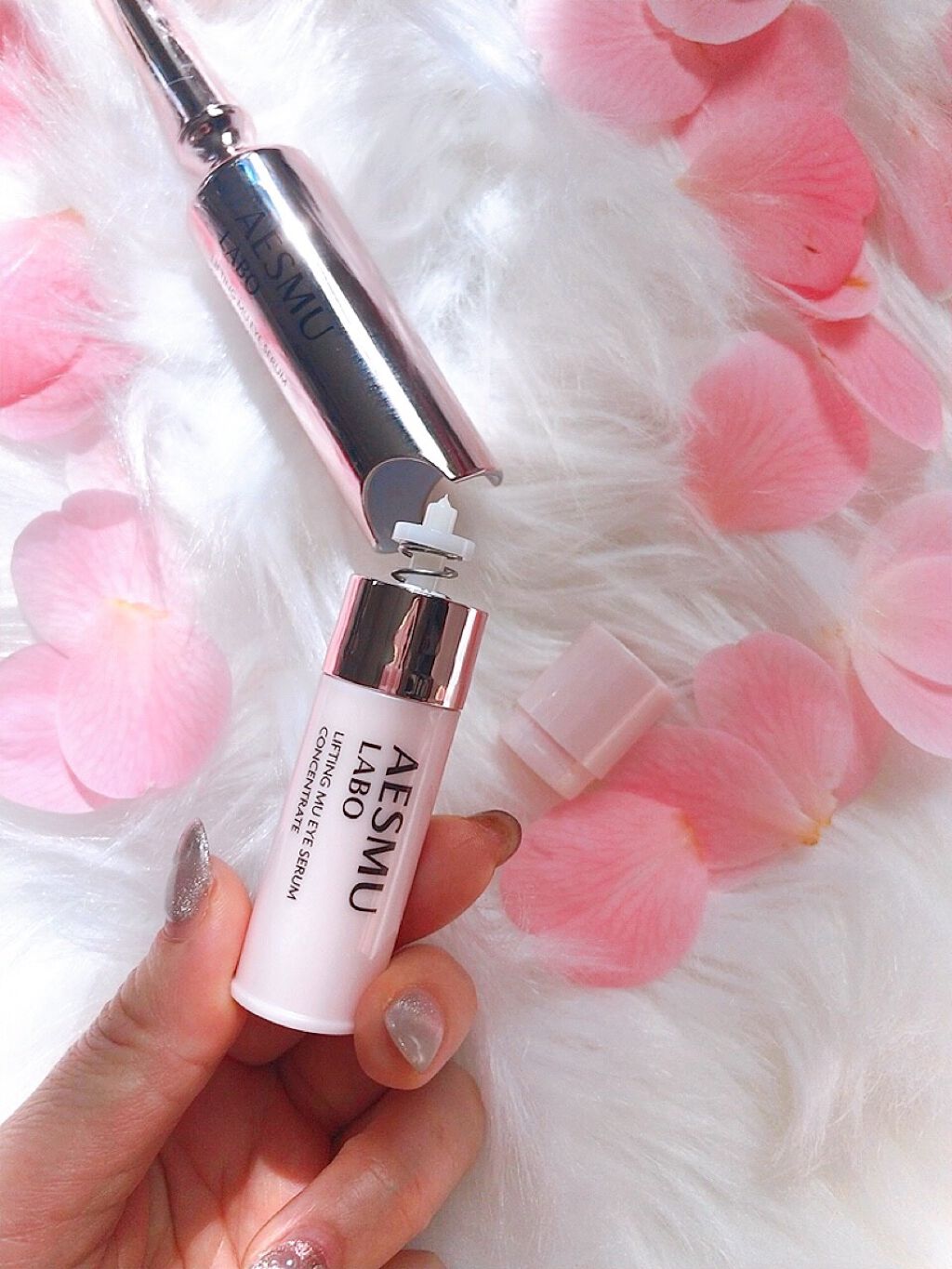 リフティングMUアイセラムコンセントレート/AESMU LABO/アイケア・アイクリームを使ったクチコミ(4枚目)