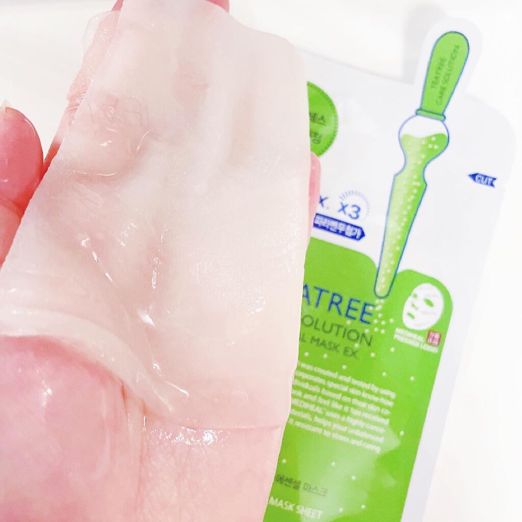 ティーツリーケア ソリューション エッセンシャルマスクEX/MEDIHEAL/シートマスク・パックを使ったクチコミ（2枚目）