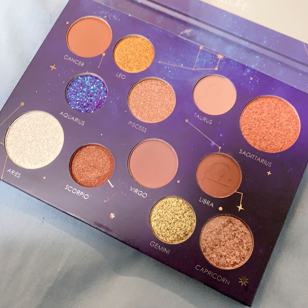十二星座アイシャドウパレット/FOCALLURE/アイシャドウパレットを使ったクチコミ（1枚目）
