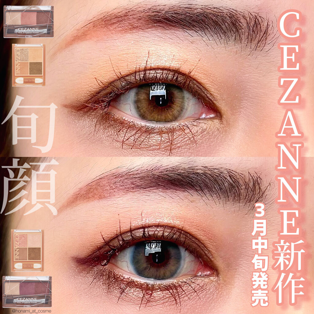 ベージュトーンアイシャドウ/CEZANNE/アイシャドウパレットを使ったクチコミ（1枚目）