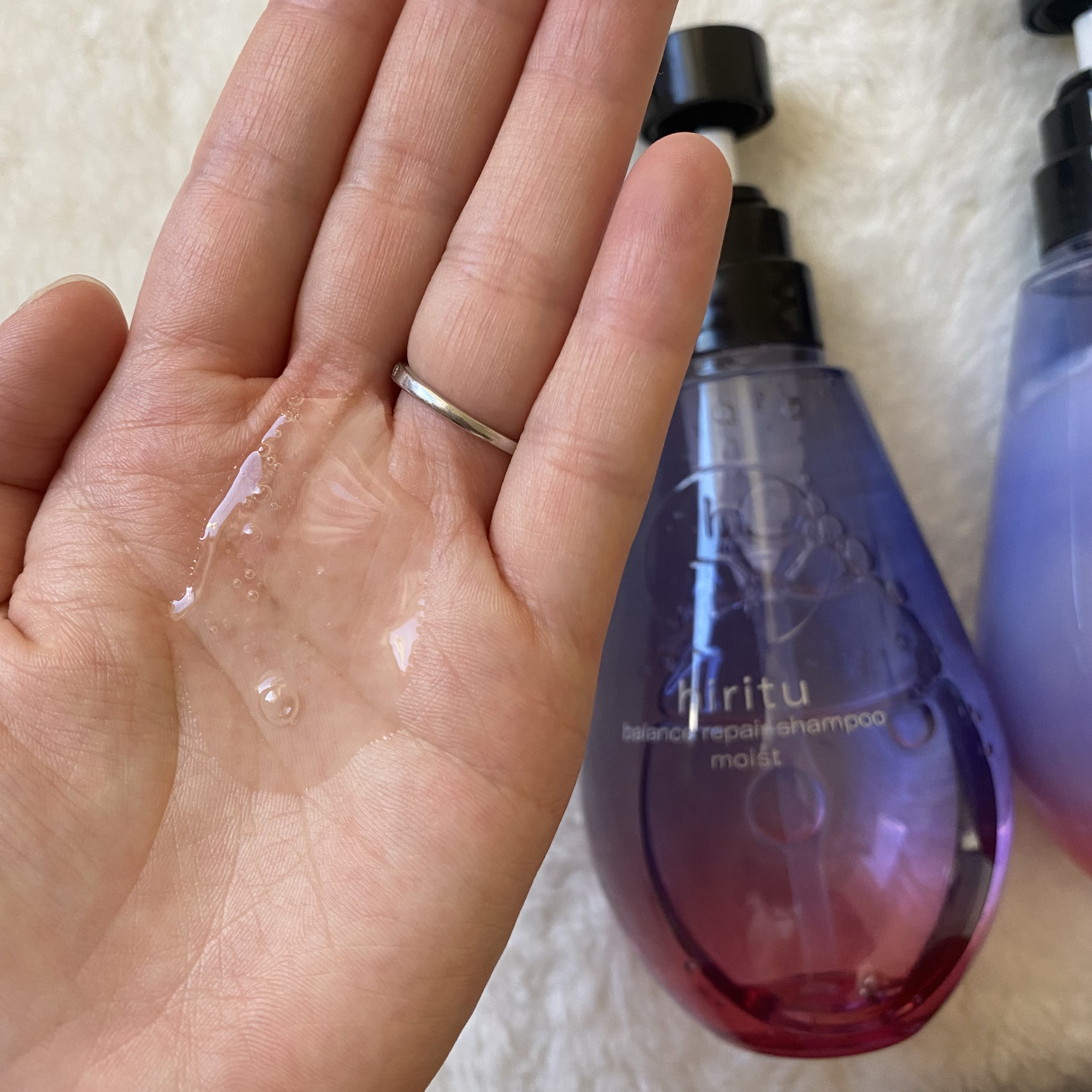 バランスリペア シャンプー/ヘアトリートメント モイスト/hiritu/市販シャンプーを使ったクチコミ（2枚目）