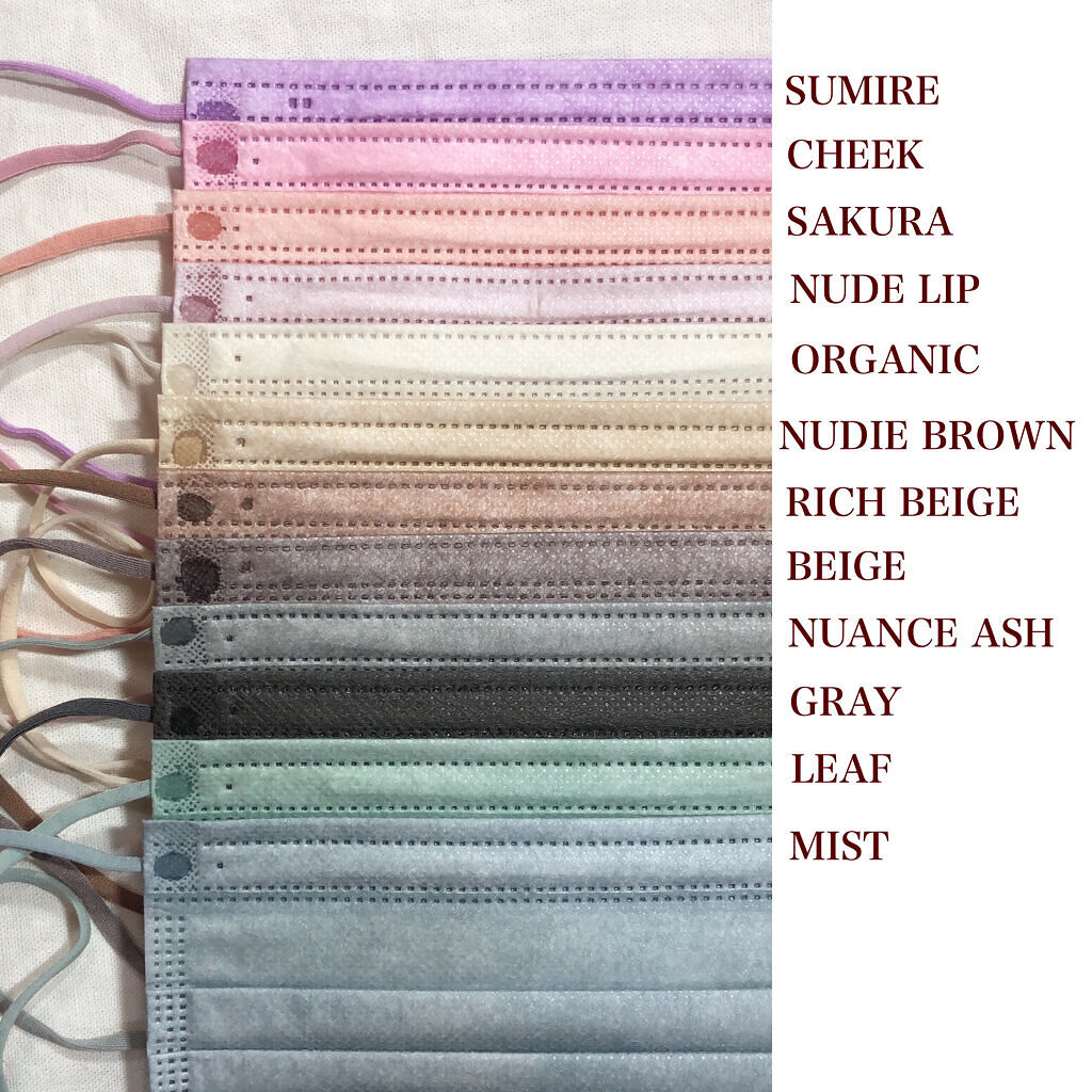 不織布 カラーマスク/Picool/マスクを使ったクチコミ（3枚目）