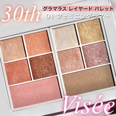 30th グラマラス レイヤード パレット/Visée/アイシャドウパレットを使ったクチコミ（1枚目）