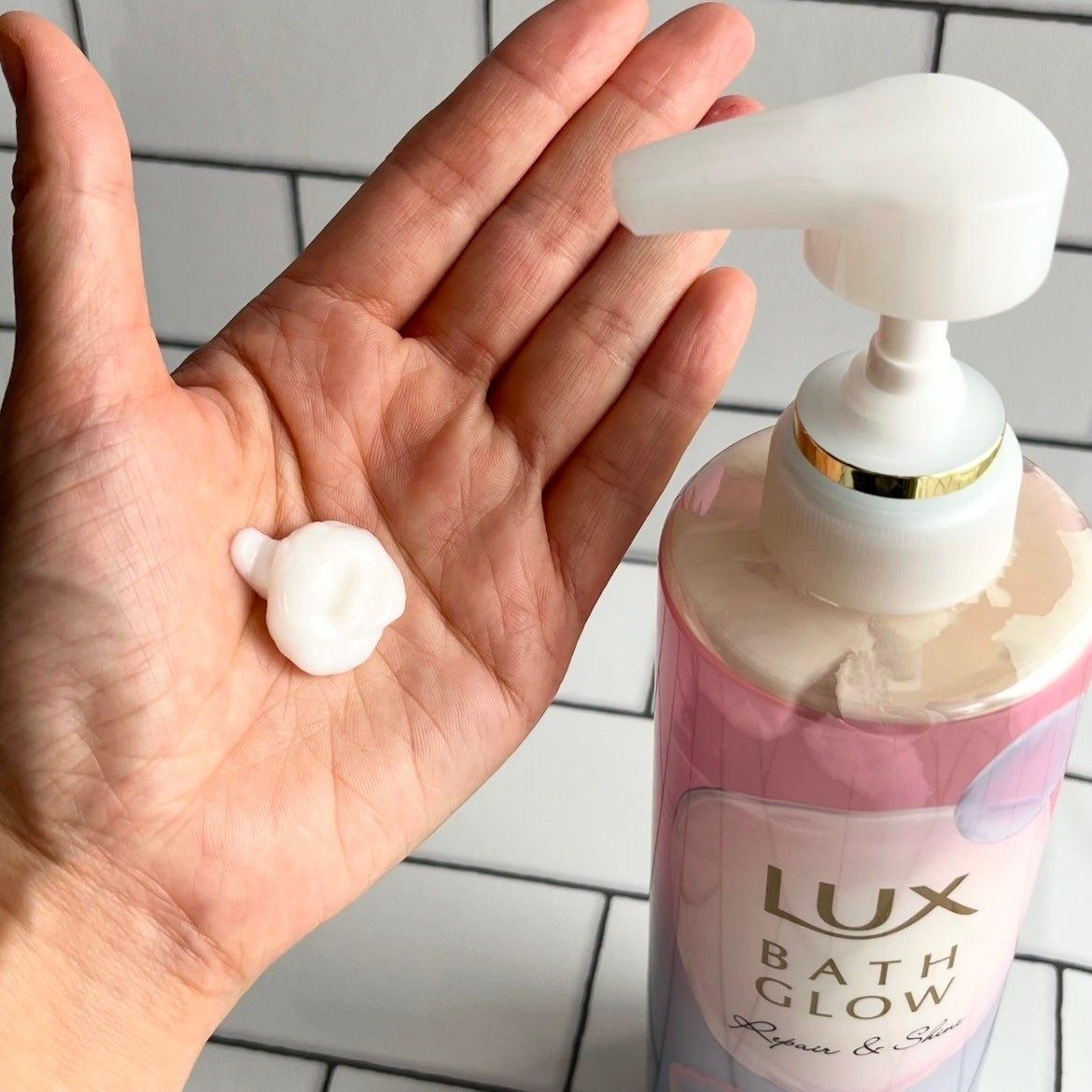 バスグロウ リペア&シャイン シャンプー / トリートメント/LUX/市販シャンプーを使ったクチコミ(3枚目)