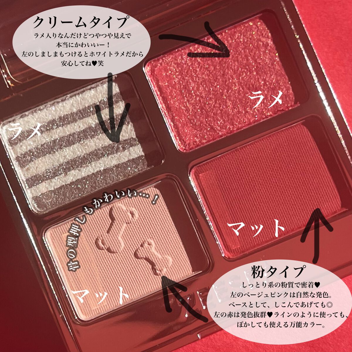 アニマルアイシャドウ(4シェード)/ZEESEA/アイシャドウパレットを使ったクチコミ（3枚目）