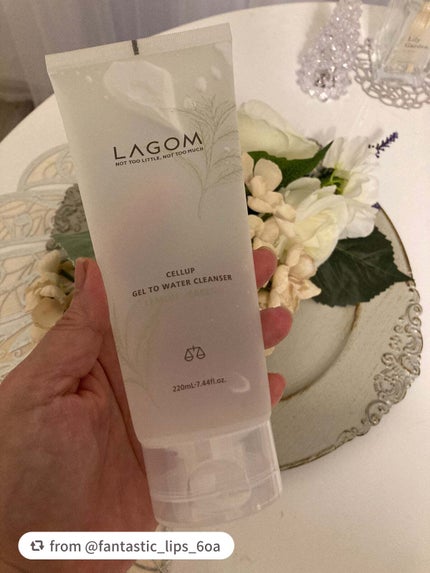 ラゴム ジェルトゥウォーター クレンザー(朝用洗顔)/LAGOM /その他洗顔料を使ったクチコミ(3枚目)