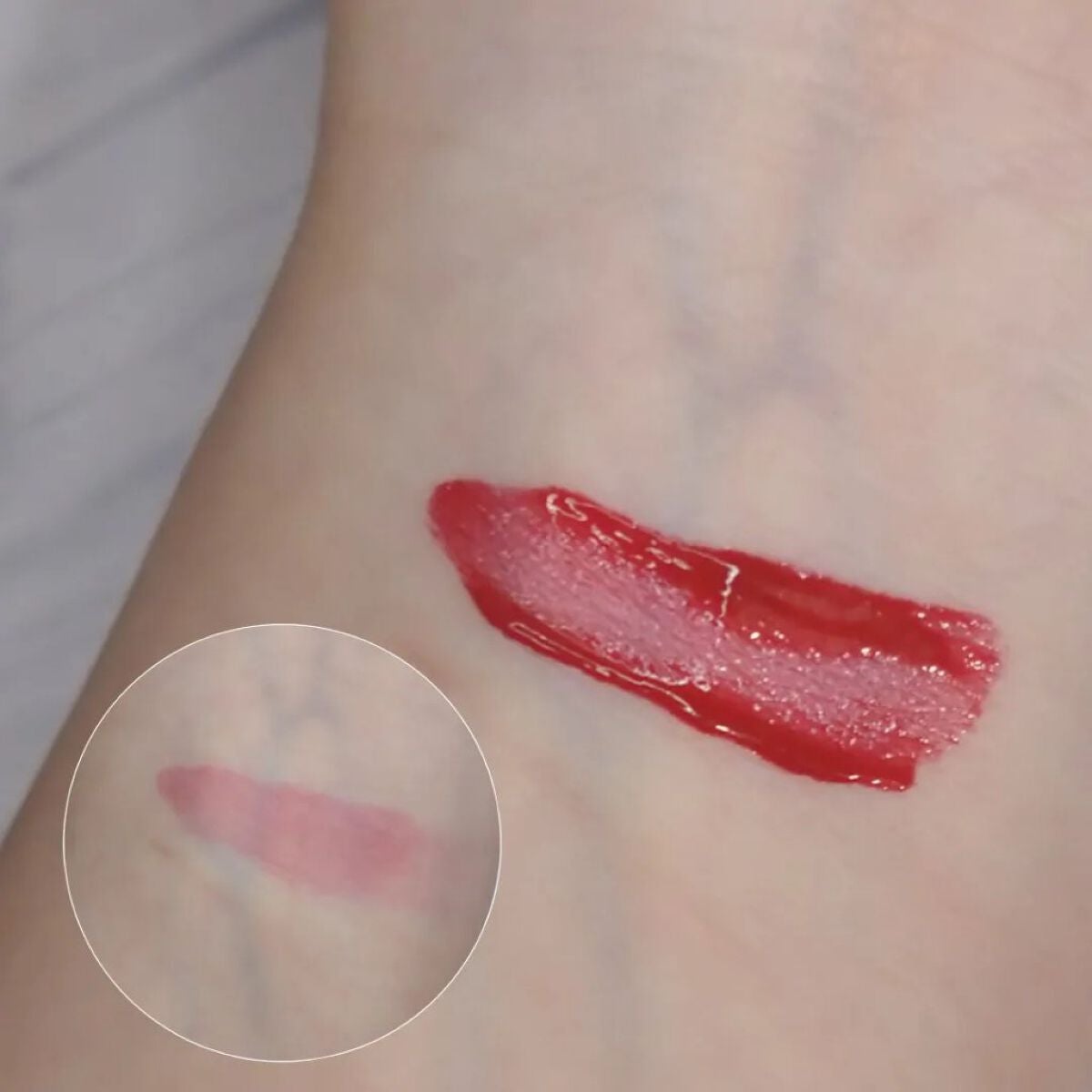 ななみ on LIPS 「#メガ割購入品✨#フラワーノーズの#リップティント!..」(6枚目)