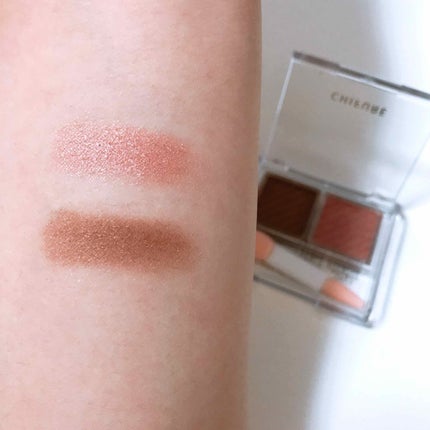 アイ カラー(チップ付)/ちふれ/アイシャドウパレットを使ったクチコミ(2枚目)