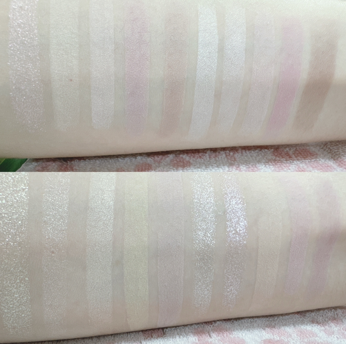 ソフトブラーリングアイパレット 17.ライムクラッシュブラーリング/wakemake/アイシャドウパレットを使ったクチコミ（3枚目）