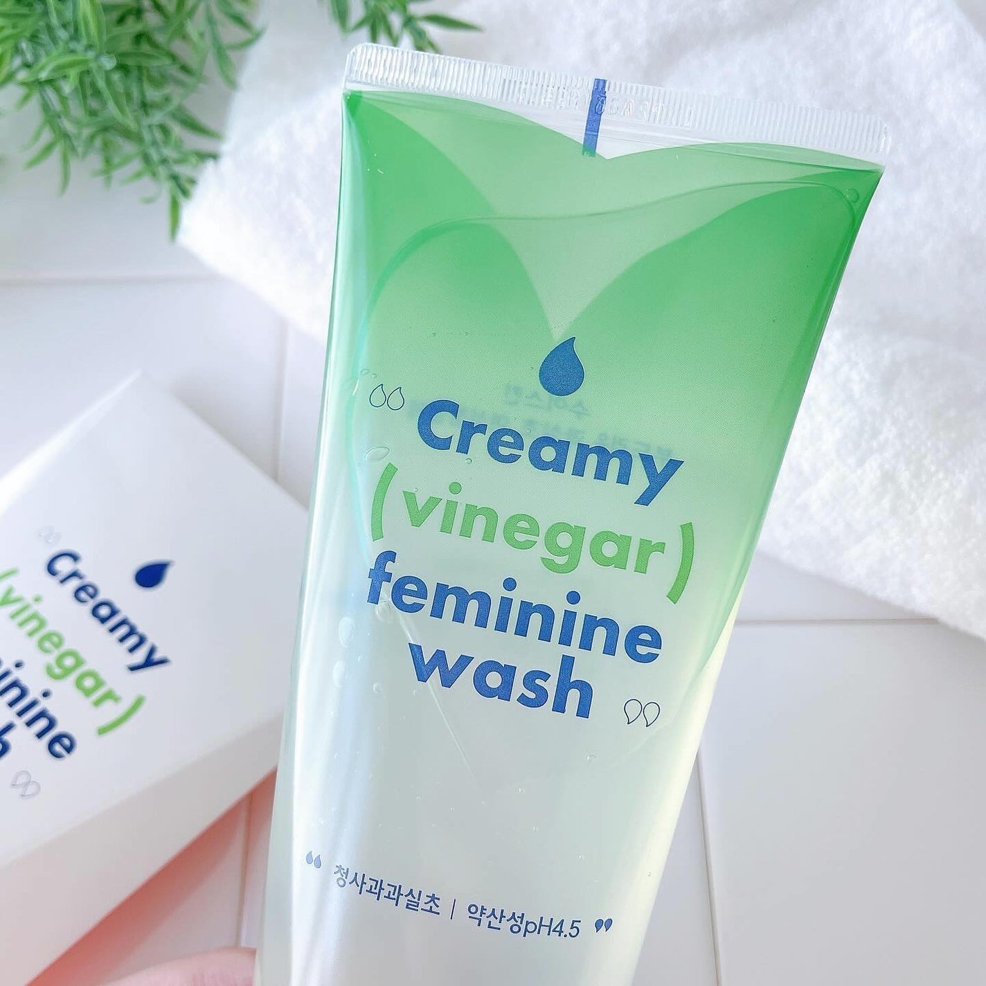 クリーミービネガーフェミニンウォッシュ/suiskin/ボディソープを使ったクチコミ(2枚目)