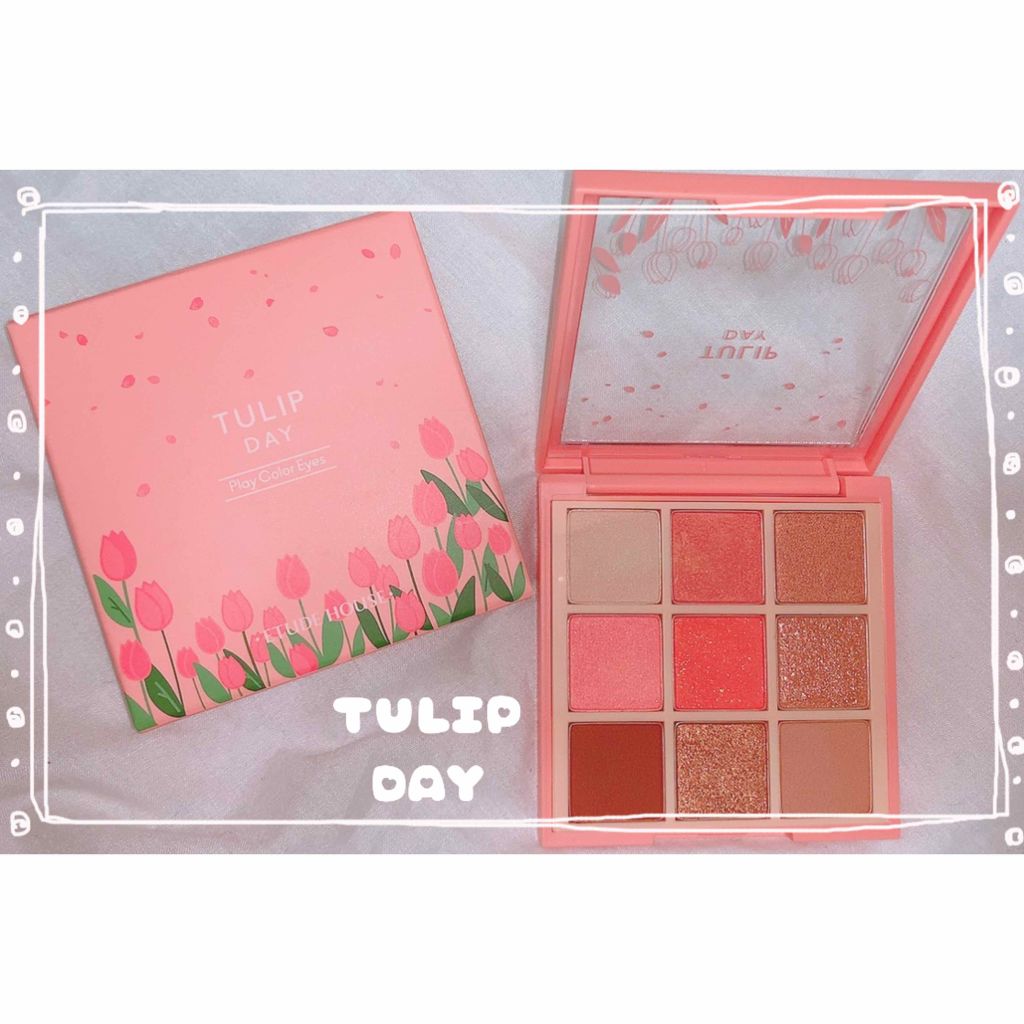 プレイカラーアイズ チューリップデー/ETUDE/アイシャドウパレットを使ったクチコミ（1枚目）