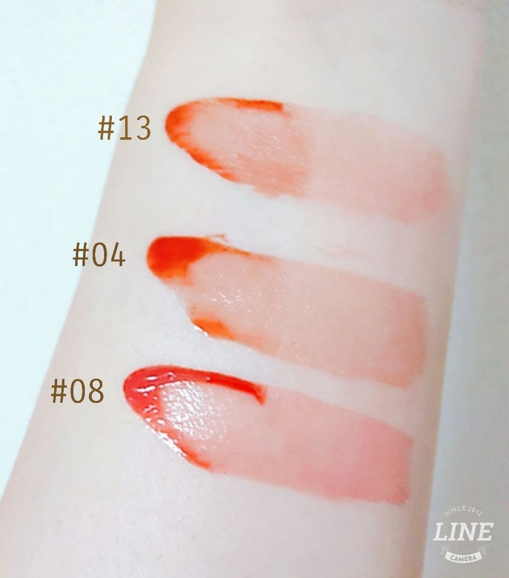 ジューシーラスティングティント/rom&nd/リップティントを使ったクチコミ(2枚目)