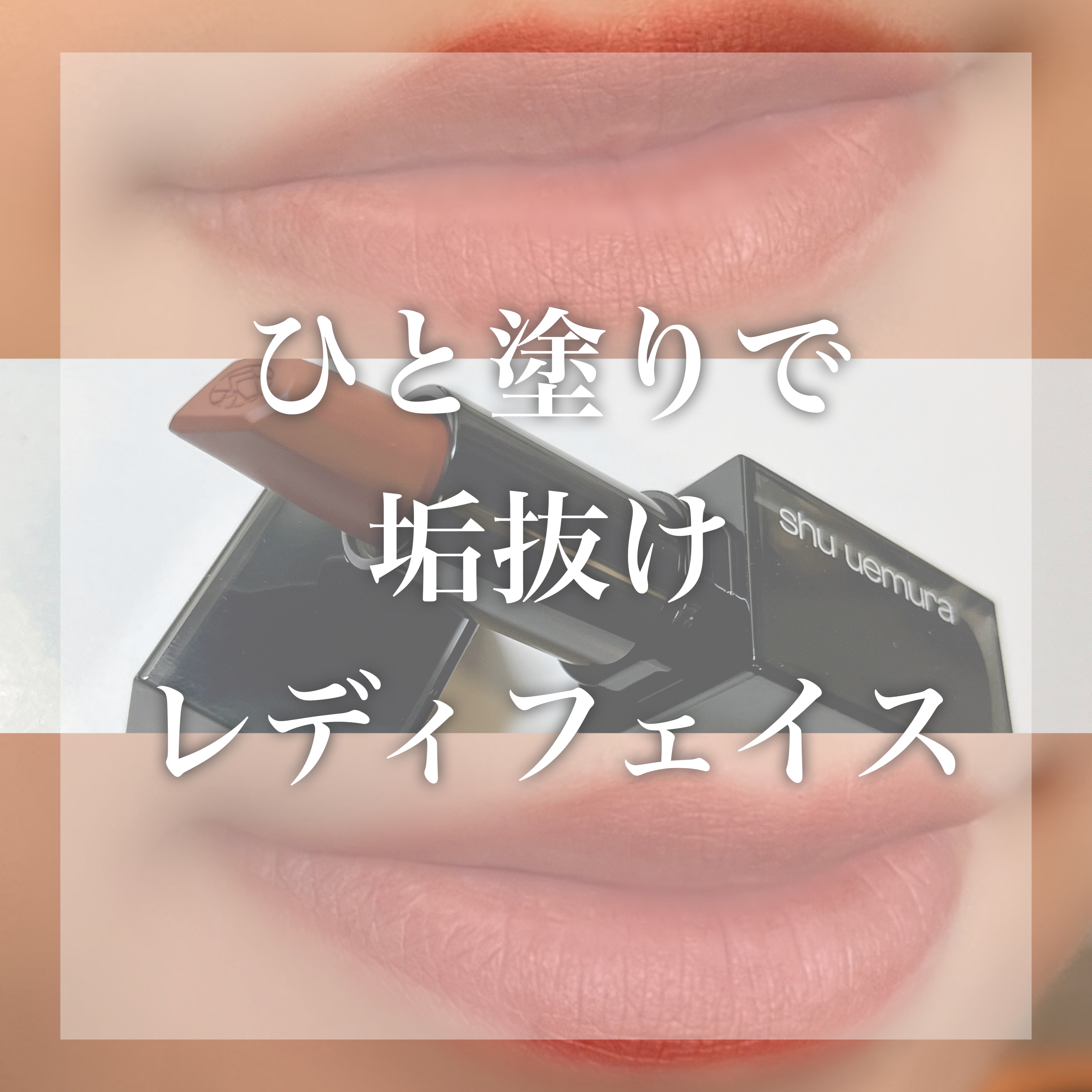 キヌ ルージュ マット BR 793/shu uemura/口紅を使ったクチコミ（1枚目）