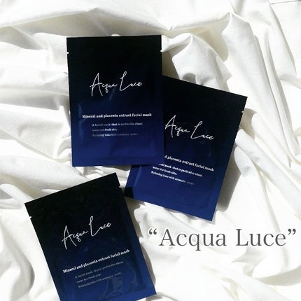 Acqua Luce フェイシャルマスク/日田天領水/シートマスク・パックを使ったクチコミ(1枚目)