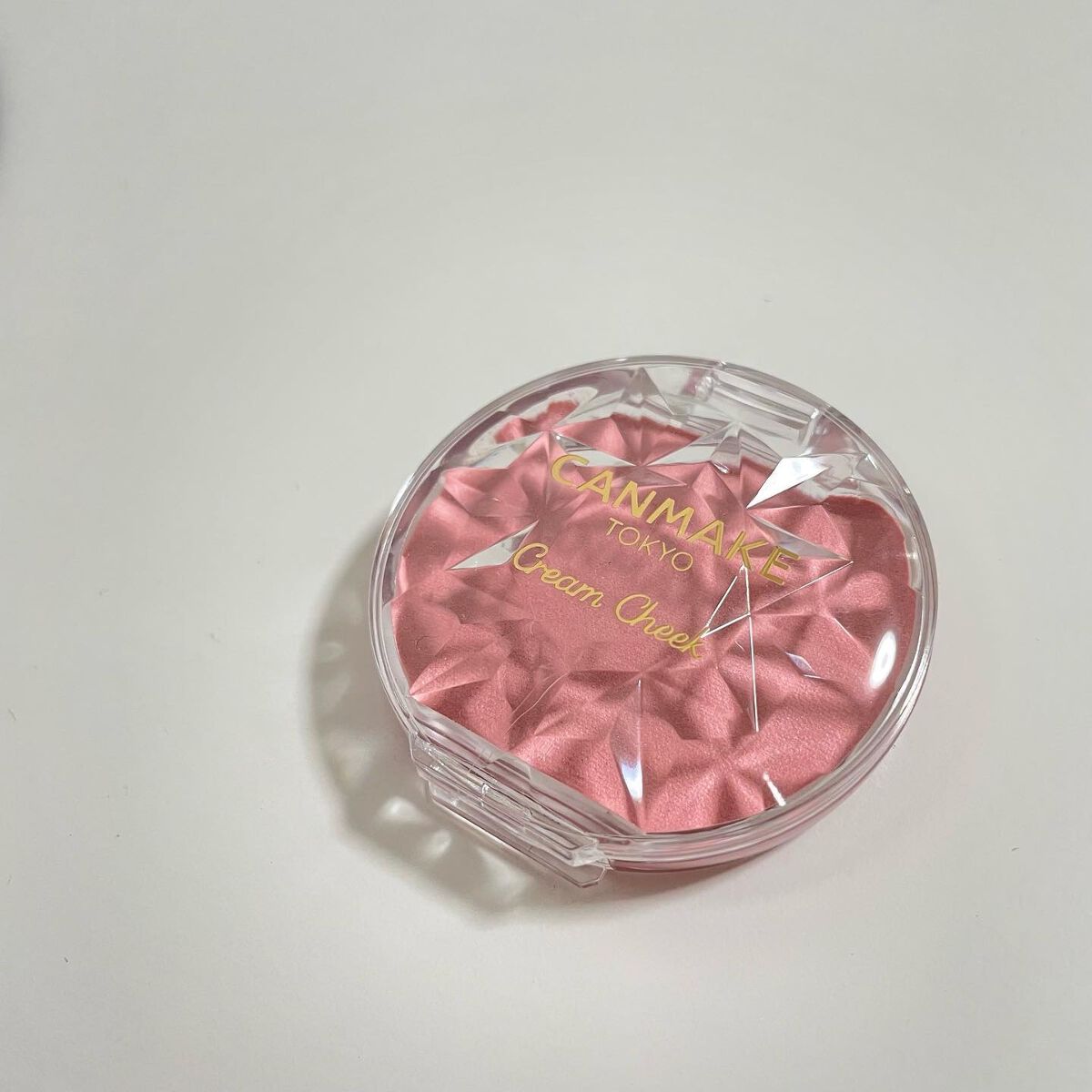 クリームチーク（マットタイプ） M03 マカロンフレーズ/キャンメイク/ジェル・クリームチークを使ったクチコミ（1枚目）