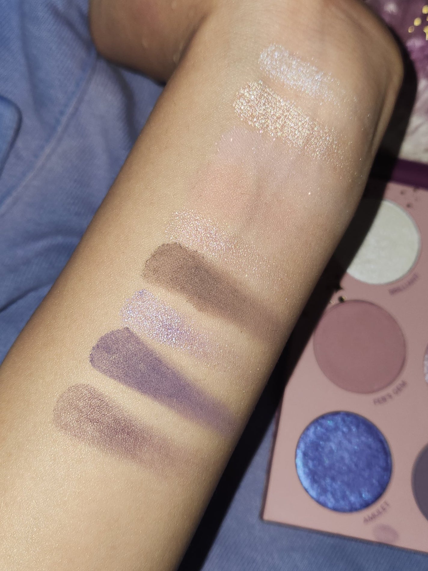 all amethyst/ColourPop/アイシャドウパレットを使ったクチコミ(2枚目)