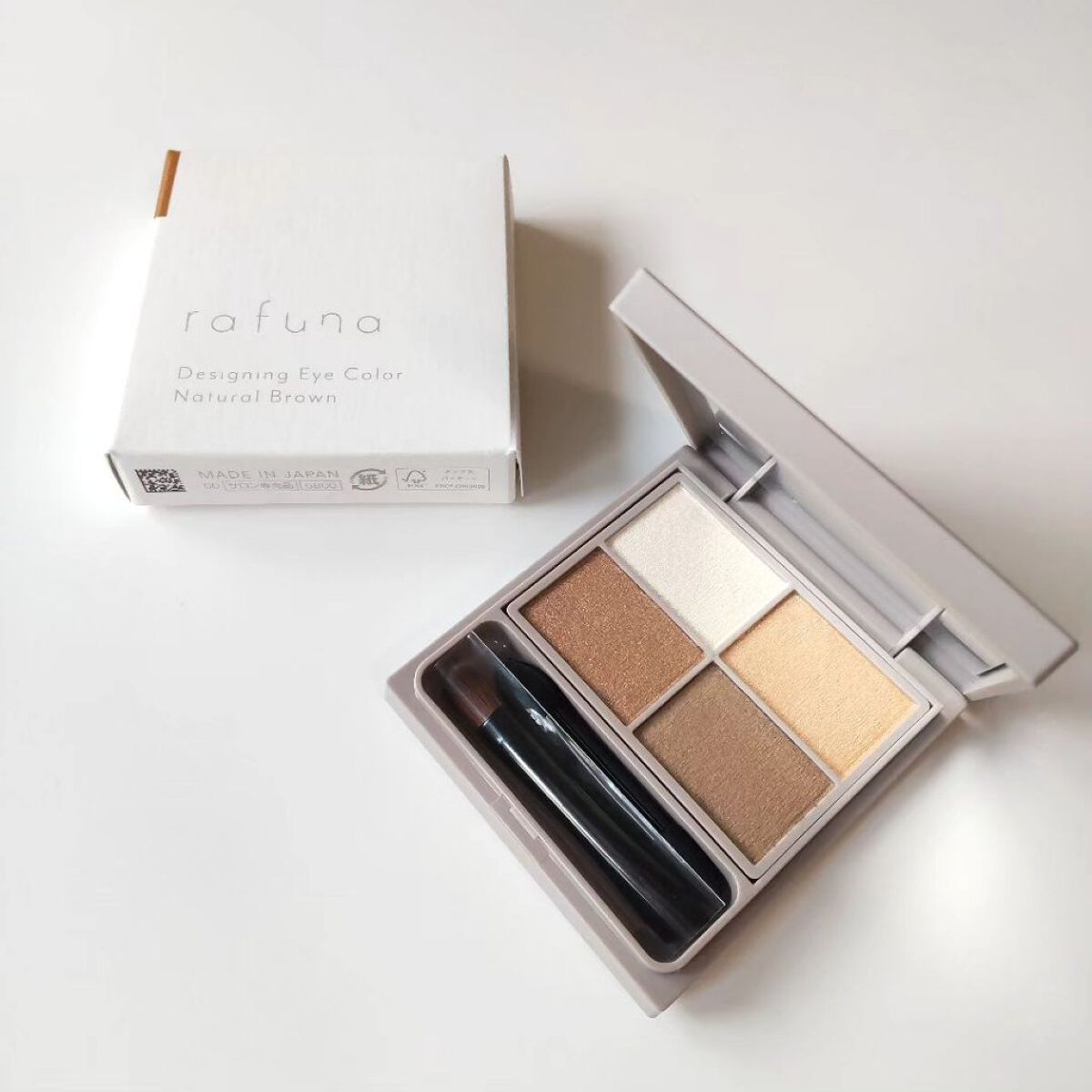 デザイニングアイカラー/rafuna/アイシャドウパレットを使ったクチコミ（3枚目）