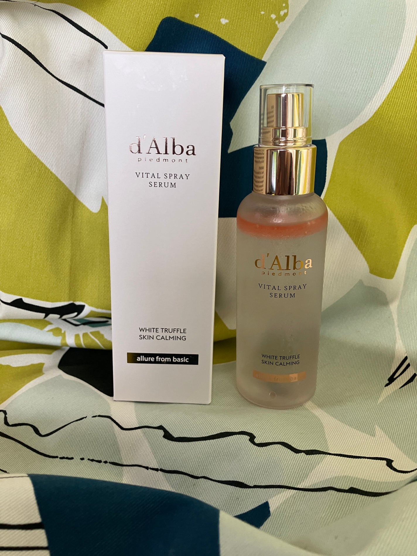 ダルバ ホワイトトリュフバイタルスプレーセラム/ダルバ/ミスト状化粧水を使ったクチコミ(1枚目)
