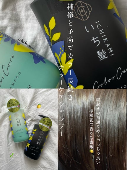 カラーケア&ベーストリートメント in シャンプー/コンディショナー/いち髪/市販シャンプーを使ったクチコミ(1枚目)