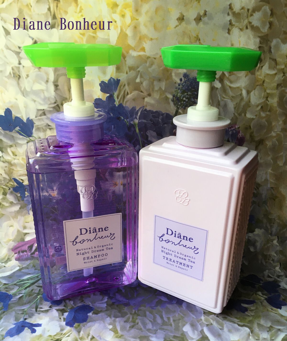ダイアンボヌール モイスト＆リペア シャンプー/トリートメント ナイトドリームティーの香り/ダイアン/市販シャンプーを使ったクチコミ（1枚目）