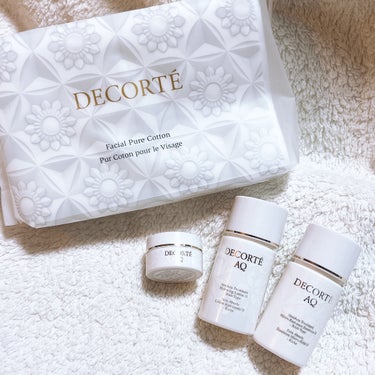 DECORTÉ AQ エマルジョンのクチコミ「DECORTÉ
AQ のスキンケアセット🫨

現在アルビオンのエクサージュの乳液を愛用している.....」（1枚目）