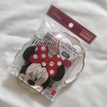 DAISO メイクめんぼうのクチコミ「ダイソーで買ったミニーマウスの綿棒💗

個包装だから持ち歩きにも便利👍😃

可愛い💞

#綿棒.....」（1枚目）