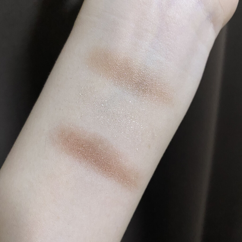 ジューシーピュアアイズ 13 シャンパンベージュ/キャンメイク/アイシャドウパレットを使ったクチコミ（3枚目）