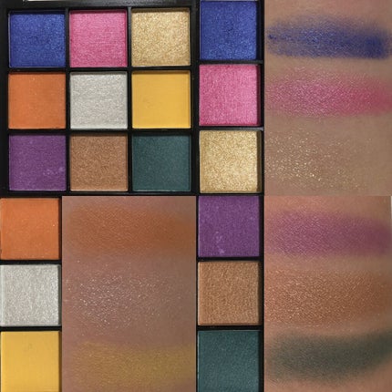 UR GLAM BLOOMING EYE COLOR PALETTE/U R GLAM/アイシャドウパレットを使ったクチコミ(2枚目)