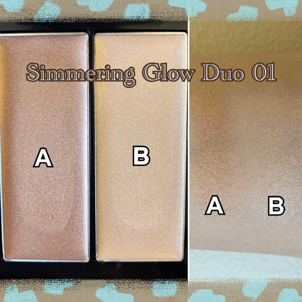 THREE シマリング グロー デュオ/THREE/クリームハイライトを使ったクチコミ（2枚目）