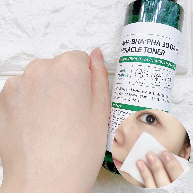 AHA·BHA·PHA 30デイズミラクルトナー/SOME BY MI/化粧水を使ったクチコミ（3枚目）