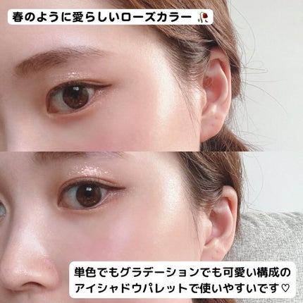 KEYBO FALL IN LOVE SHADOW PALETTE/keybo/アイシャドウパレットを使ったクチコミ(5枚目)