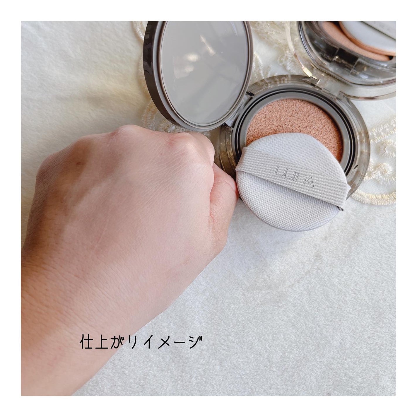 ブラーカバークッション/LUNA/クッションファンデーションを使ったクチコミ(5枚目)