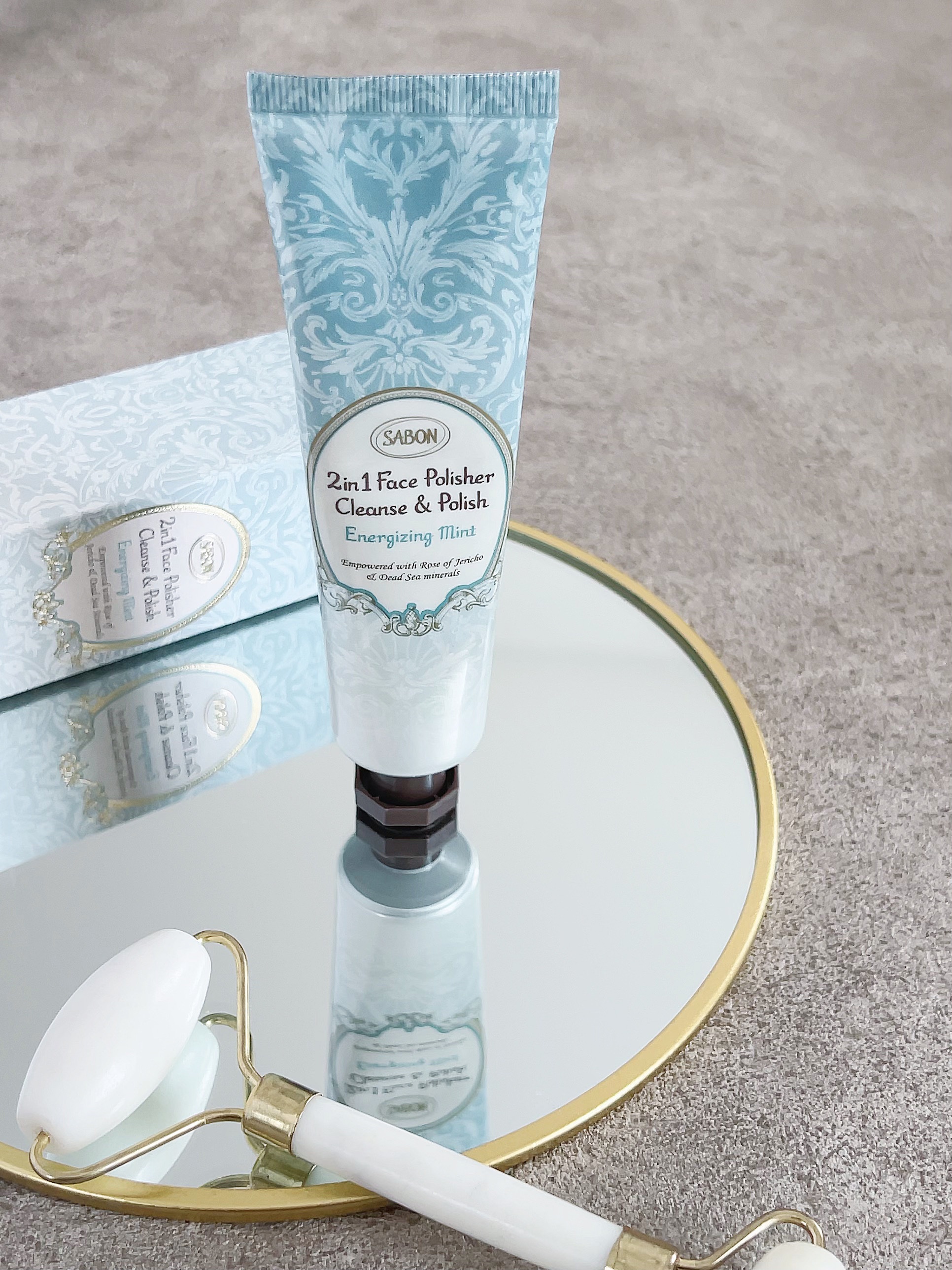 フェイスポリッシャー リフレッシング（ミント）/SABON/スクラブ・ゴマージュを使ったクチコミ（1枚目）