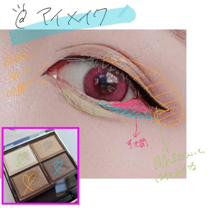 スキニーリッチシャドウ/excel/アイシャドウパレットを使ったクチコミ(2枚目)