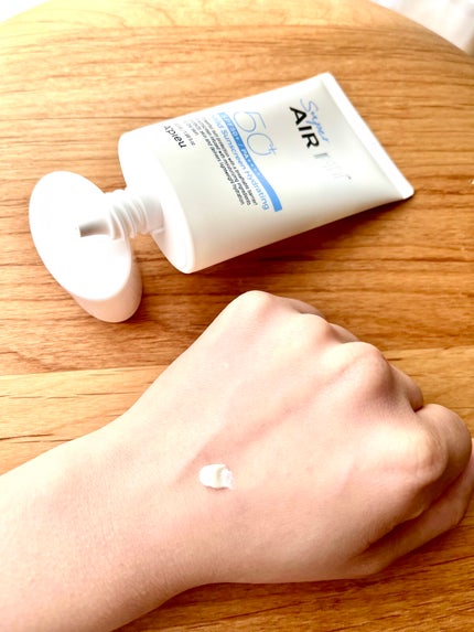 スーパー エアフィット マイルド サンカット(モイスチャー)/A’pieu/日焼け止めクリームを使ったクチコミ(5枚目)