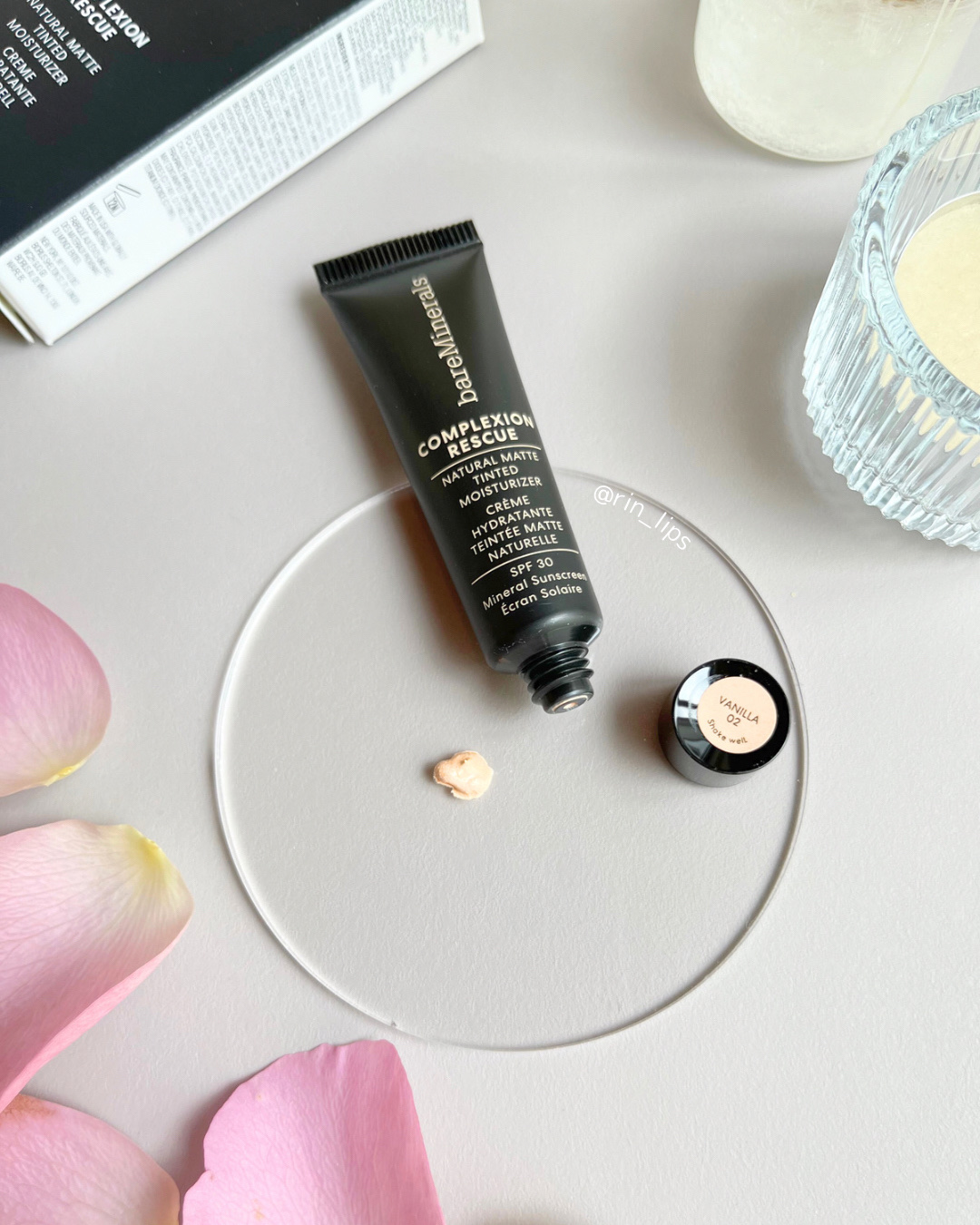 CR ナチュラル マット モイスチャライザー/bareMinerals/クリーム・エマルジョンファンデーションを使ったクチコミ（2枚目）